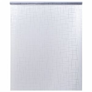 vidaXL Okenn&iacute; f&oacute;lie matn&aacute; hvězdicov&yacute; vzor 90 x 500 cm PVC