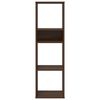 vidaXL Knihovna hněd&yacute; dub 34x31x112 cm kompozitn&iacute; dřevo