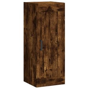 vidaXL N&aacute;stěnn&aacute; skř&iacute;ňka kouřov&yacute; dub 34,5 x 34 x 90 cm kompozitn&iacute; dřevo