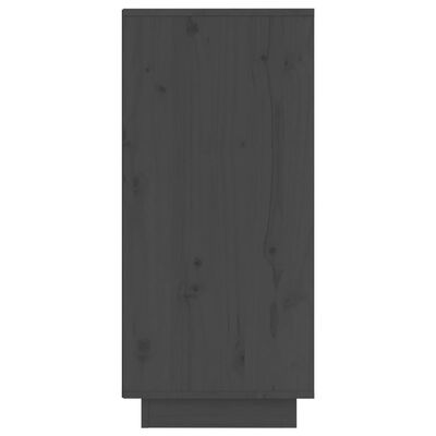 vidaXL Příborníky 2 ks šedé 31,5 x 34 x 75 cm masivní borové dřevo