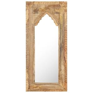 vidaXL Zrcadlo 50 x 3 x 110 cm masivn&iacute; mangovn&iacute;kov&eacute; dřevo