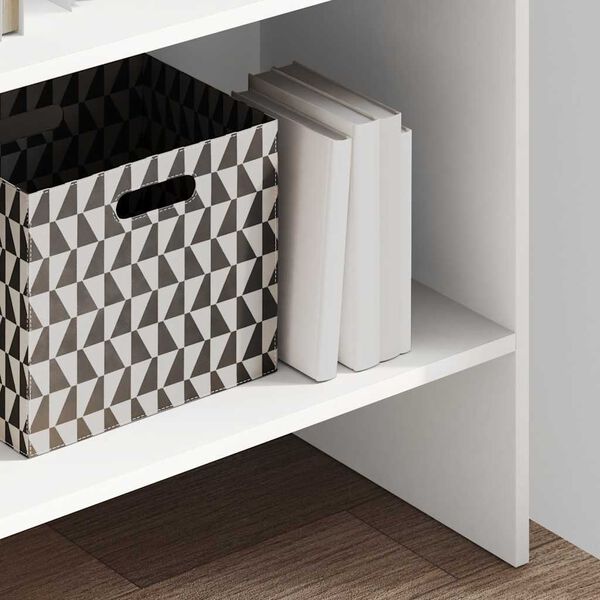 vidaXL Knihovna bílá 60 x 35 x 180 cm kompozitní dřevo