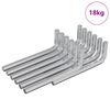 vidaXL &Scaron;estihrann&yacute; kl&iacute;č 1800 ks Stř&iacute;brn&aacute; 32 x 86 mm Ocel
