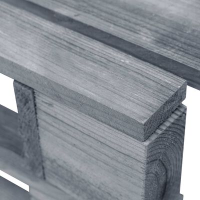 vidaXL Zahradní taburet z palet šedě impregnované borové dřevo
