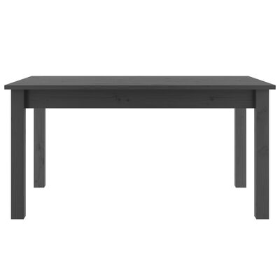 vidaXL Konferenční stolek šedý 80 x 50 x 40 cm masivní borové dřevo