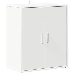 vidaXL Botn&iacute;k b&iacute;l&yacute; 60 x 35 x 70 cm kompozitn&iacute; dřevo
