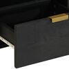 vidaXL Nočn&iacute; stolek čern&yacute; 40 x 33 x 46 cm kompozitn&iacute; dřevo