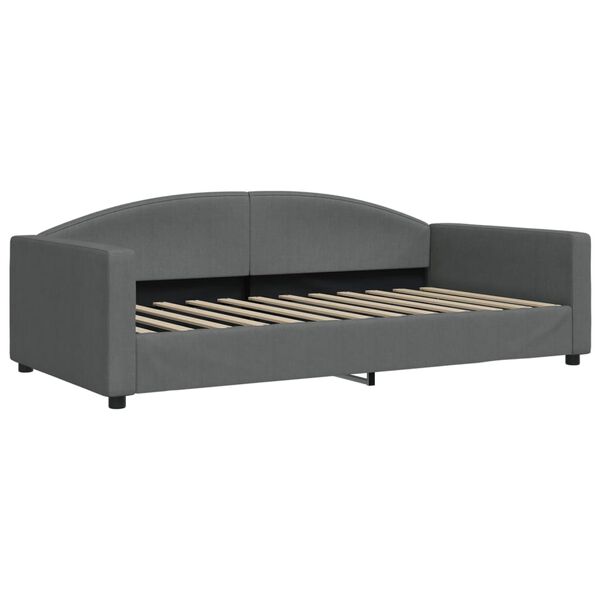 vidaXL V&aacute;lenda s matrac&iacute; tmavě &scaron;ed&aacute; 100 x 200 cm textil