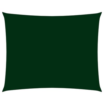 vidaXL Stínící plachta oxfordská látka obdélník 2,5 x 3 m tmavě zelená