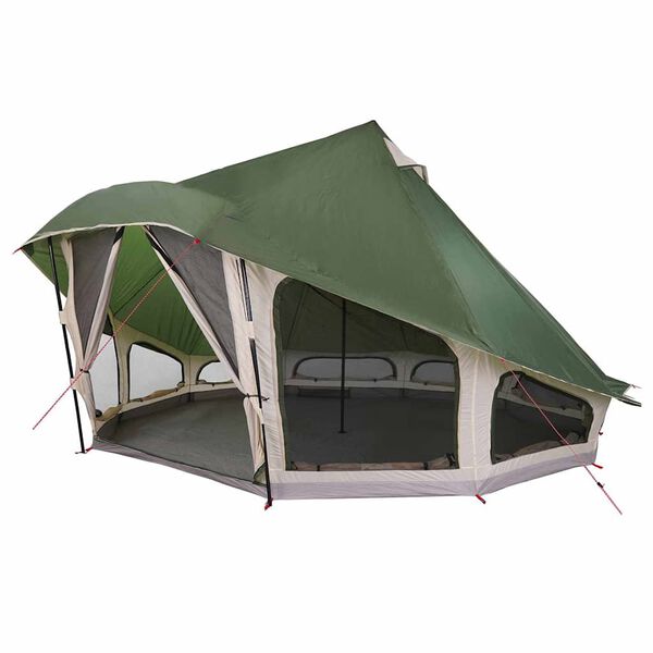 vidaXL Rodinn&yacute; tipi stan se střechou Zelen&aacute; 508 x 470 x 300 cm