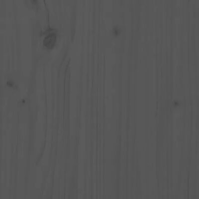 vidaXL Truhlík šedý 112 x 25 x 66 cm masivní borové dřevo