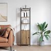 vidaXL Knihovna Artisanov&yacute; dub 40 x 24 x 161 cm kompozitn&iacute; dřevo