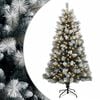 vidaXL Uměl&yacute; Skl&aacute;dac&iacute; V&aacute;nočn&iacute; Strom 120 cm 150 LED Tepl&aacute; b&iacute;l&aacute;