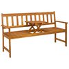 vidaXL Zahradn&iacute; lavička 158 x 55 x 89 cm Masivn&iacute; ak&aacute;tov&eacute; dřevo
