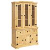 vidaXL Kredenc Corona hněd&yacute; 112 x 43 x 191,5 cm masivn&iacute; mexick&aacute; borovice