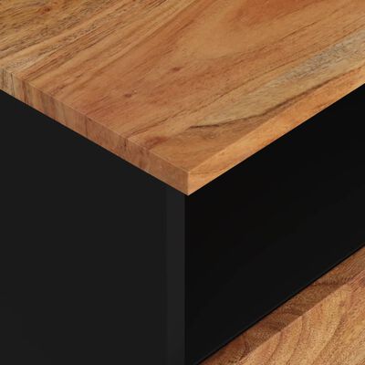 vidaXL Noční stolek masivní akácie a kompozitní dřevo