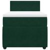 vidaXL Box spring postel s matrac&iacute; tmavě zelen&aacute; 90x200 cm samet