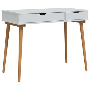vidaxl Kosmetick&yacute; stůl FAUSKE B&iacute;l&aacute; 100 x 50 x 78 cm
