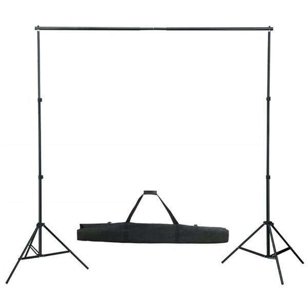 vidaXL Foto studio set se softboxy, fotopozad&iacute;m a reflektorem