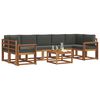 vidaXL Venkovn&iacute; pohovkov&aacute; souprava 8 pcs Přirozen&aacute; a Anthracitov&aacute;