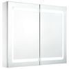 vidaXL LED koupelnov&aacute; skř&iacute;ňka se zrcadlem 80 x 12,2 x 68 cm