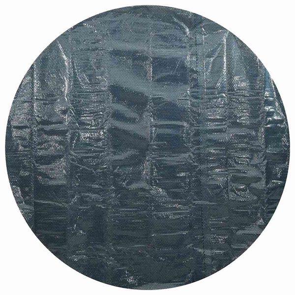 vidaXL Plovouc&iacute; PE sol&aacute;rn&iacute; plachta na baz&eacute;n 356 cm černo-modr&aacute;