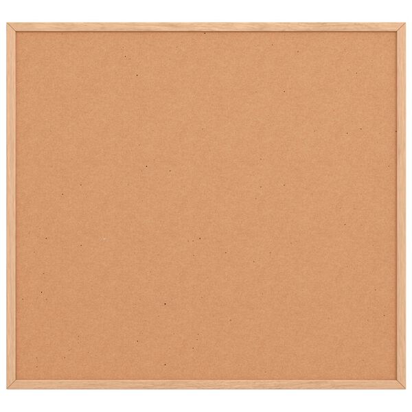 vidaXL Korkov&aacute; tabule s r&aacute;mem z masivn&iacute;ho borovicov&eacute;ho dřeva 60 x 55 cm