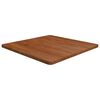 vidaXL Čtvercov&aacute; stoln&iacute; deska tmavě hněd&aacute; 70x70x2,5 cm o&scaron;etřen&yacute; dub