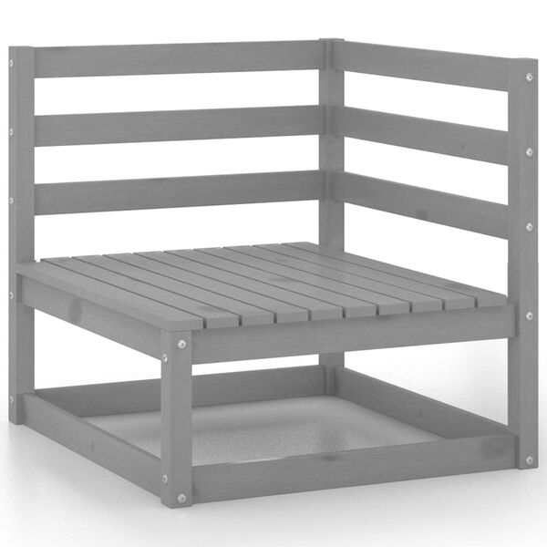 vidaXL 10d&iacute;ln&aacute; zahradn&iacute; sedac&iacute; souprava &scaron;ed&aacute; masivn&iacute; borovice