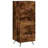 vidaXL Skř&iacute;ň highboard kouřov&yacute; dub 34,5 x 34 x 180 cm kompozitn&iacute; dřevo