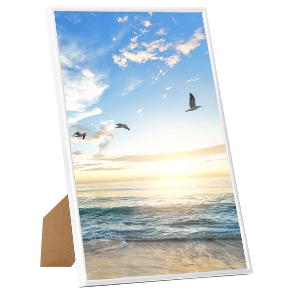 vidaXL Fotorámečky koláž 5 ks na stůl bílé 21 x 29,7 cm MDF