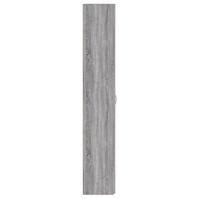 vidaXL Kancelářská skříň šedá sonoma 60 x 32 x 190 cm kompozitní dřevo