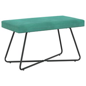 vidaXL lavice Tyrkysov&aacute; 80 x 40 x 45 cm Samet