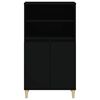 vidaXL Skříň highboard černá 60 x 36 x 110 cm kompozitní dřevo