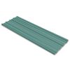vidaXL Stře&scaron;n&iacute; panel 12 ks Zelen&aacute; 129 x 45 cm Pozinkovan&aacute; ocel