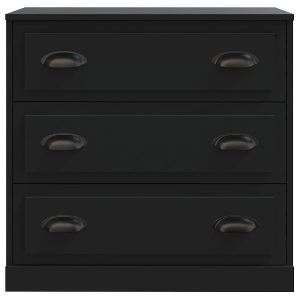 vidaXL Př&iacute;born&iacute;k čern&yacute; 70 x 35,5 x 67,5 cm kompozitn&iacute; dřevo