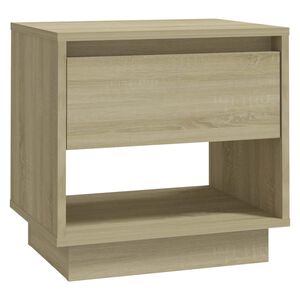 vidaXL Nočn&iacute; stolek dub sonoma 45 x 34 x 44 cm dřevotř&iacute;ska