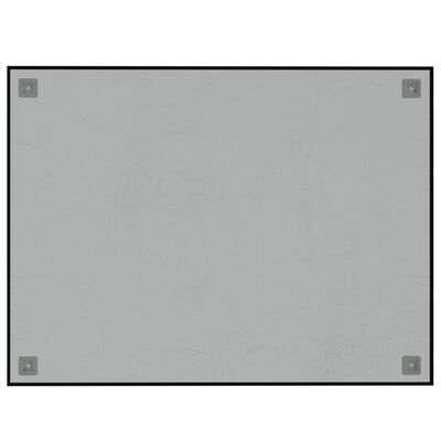 vidaXL Nástěnná magnetická tabule černá 80 x 60 cm tvrzené sklo