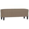 vidaXL Lavice taupe 100 x 35 x 41 cm textil
