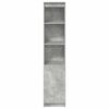 vidaXL Highboard Concrete Grey 37,5x35x180 cm Dřevěná konstrukce