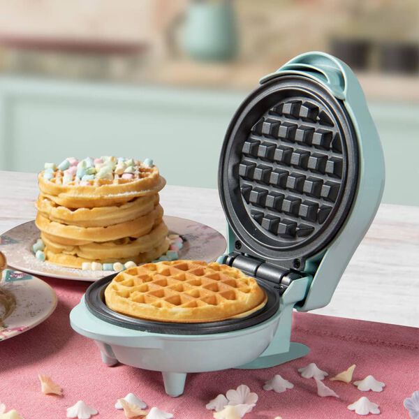 Bestron Mini vaflovač AMW500M 550 W m&aacute;tov&yacute;