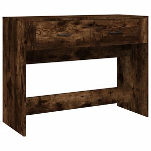 vidaXL Konzolov&yacute; stolek kouřov&yacute; dub 100 x 39 x 75 cm kompozitn&iacute; dřevo
