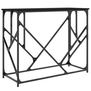 vidaXL Konzolov&yacute; stolek čern&yacute; 100 x 40 x 80 cm kompozitn&iacute; dřevo