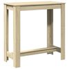 vidaXL Barov&yacute; stůl dub sonoma 102 x 50 x 103,5 cm kompozitn&iacute; dřevo