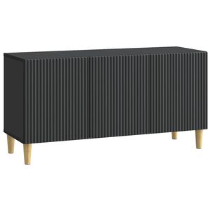 vidaXL Televizn&iacute; skř&iacute;ň 99 x 34,5 x 50 cm Čern&aacute; Kompozitn&iacute; dřevo