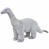 vidaXL Stoj&iacute;c&iacute; ply&scaron;ov&aacute; hračka dinosaurus brachiosaurus &scaron;ed&yacute; XXL