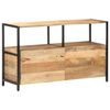 vidaXL Př&iacute;born&iacute;k 110 x 35 x 65 cm masivn&iacute; mangovn&iacute;kov&eacute; dřevo