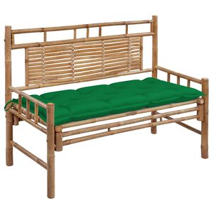 vidaXL Zahradn&iacute; lavice s podu&scaron;kou 120 cm bambus