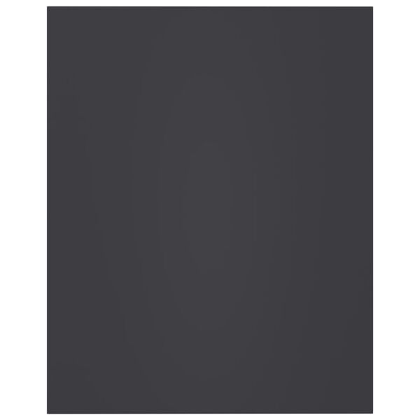 vidaXL Police na knihy 8 ks &scaron;ed&eacute; 40 x 50 x 1,5 cm kompozitn&iacute; dřevo