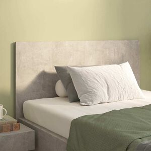 vidaXL Čelo postele betonově &scaron;ed&eacute; 120 x 1,5 x 80 cm kompozitn&iacute; dřevo
